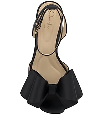 Jessica Simpson Olivine Satin Bow Dress Sandals