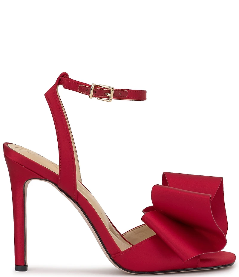 Jessica Simpson Olivine Satin Bow Dress Sandals