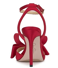 Jessica Simpson Olivine Satin Bow Dress Sandals