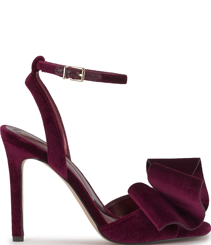 Jessica Simpson Olivine Velvet Bow Dress Sandals