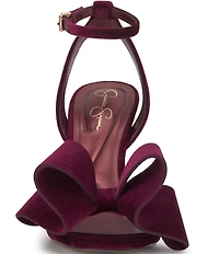 Jessica Simpson Olivine Velvet Bow Dress Sandals