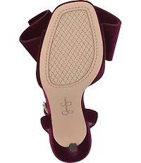 Jessica Simpson Olivine Velvet Bow Dress Sandals