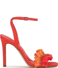 Jessica Simpson Omiena Raffia Fringe Embellished Dress Sandals