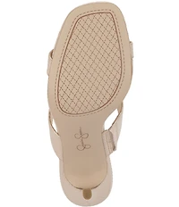 Jessica Simpson Orizell Embossed Double Strap Dress Sandals