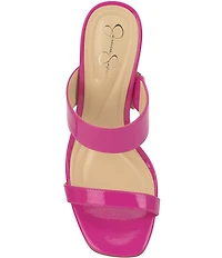 Jessica Simpson Orizell Patent Double Strap Dress Sandals