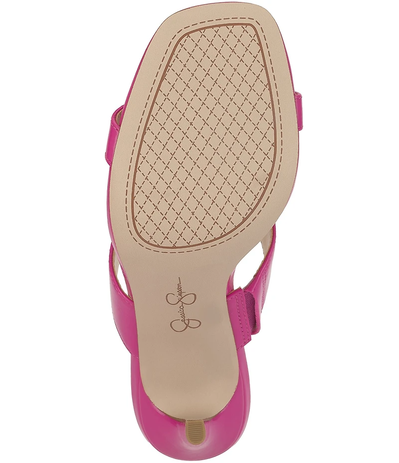 Jessica Simpson Orizell Patent Double Strap Dress Sandals