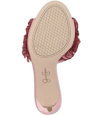 Jessica Simpson Palora Satin Sequin Dress Slide Sandals