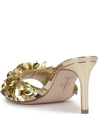 Jessica Simpson Palora Sequin Dress Slide Sandals