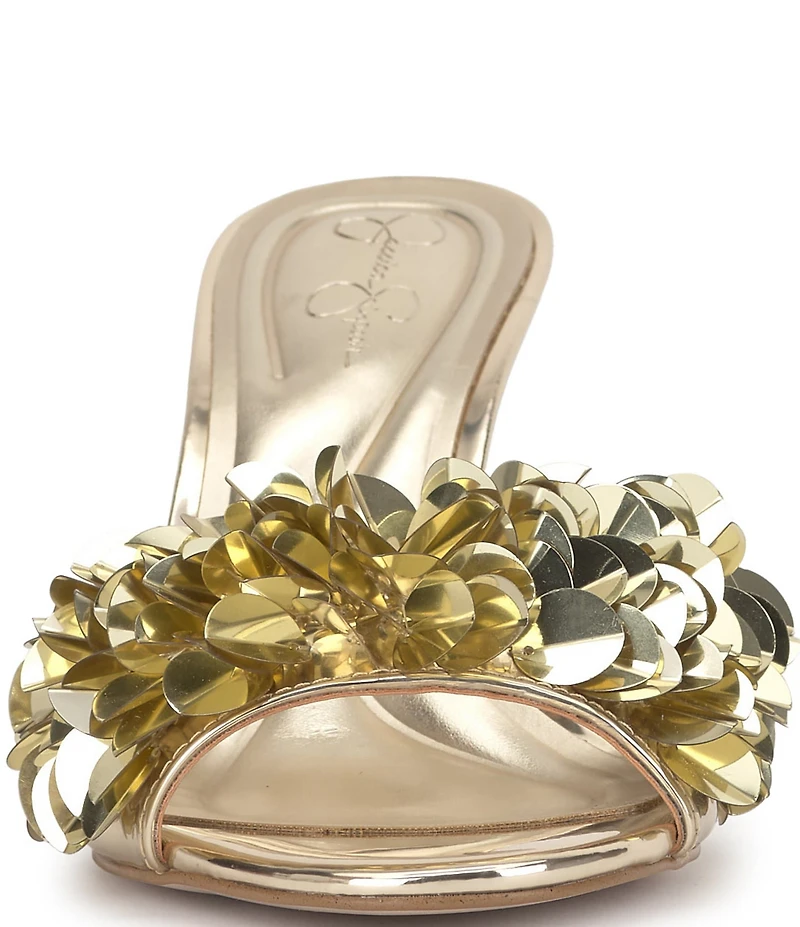 Jessica Simpson Palora Sequin Dress Slide Sandals