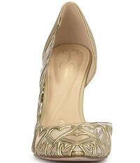 Jessica Simpson Palvin Clear Heart Detail d'Orsay Pumps
