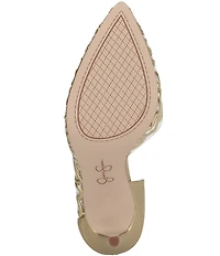 Jessica Simpson Palvin Clear Heart Detail d'Orsay Pumps