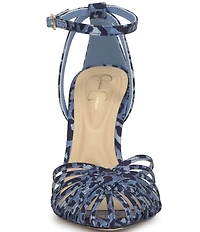 Jessica Simpson Paveri Leopard Print Caged Pumps