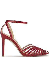 Jessica Simpson Paveri Patent Strappy Caged Ankle Strap Pumps