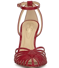 Jessica Simpson Paveri Patent Strappy Caged Ankle Strap Pumps