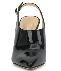 Jessica Simpson Pavie Patent Pointed Toe Stiletto Mules