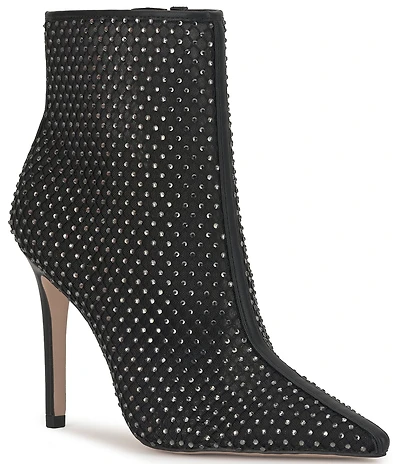 Jessica Simpson Pazra Rhinestone Embellished Stiletto Booties