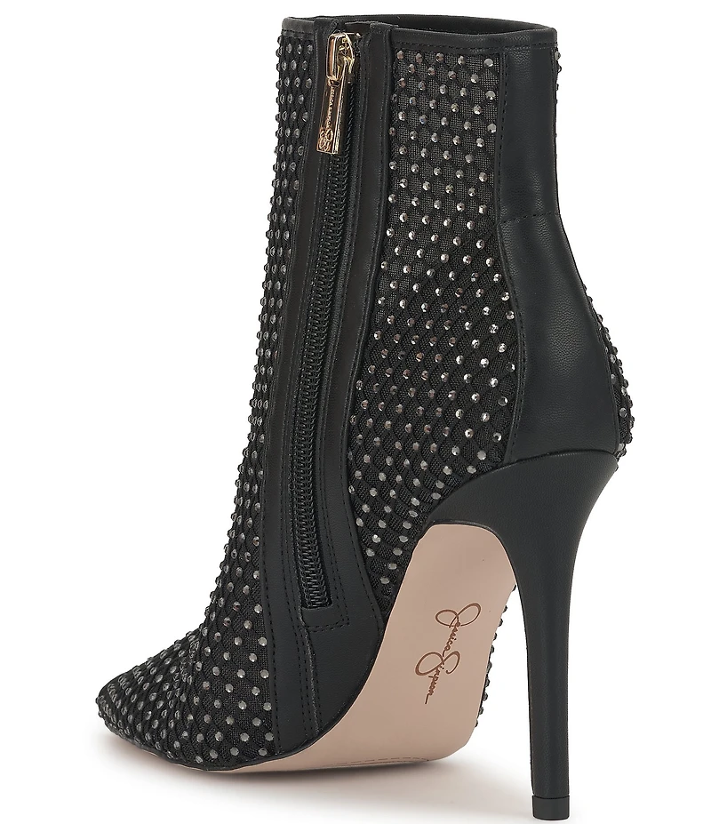 Jessica Simpson Pazra Rhinestone Embellished Stiletto Booties