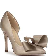 Jessica Simpson Penari Metallic Bow d'Orsay Pumps