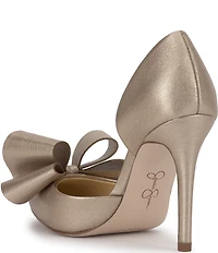 Jessica Simpson Penari Metallic Bow d'Orsay Pumps