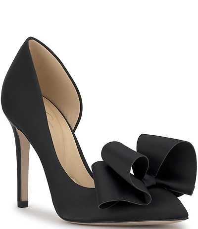 Jessica Simpson Penari Satin Bow d'Orsay Pumps