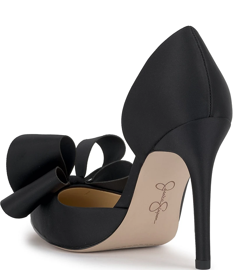 Jessica Simpson Penari Satin Bow d'Orsay Pumps