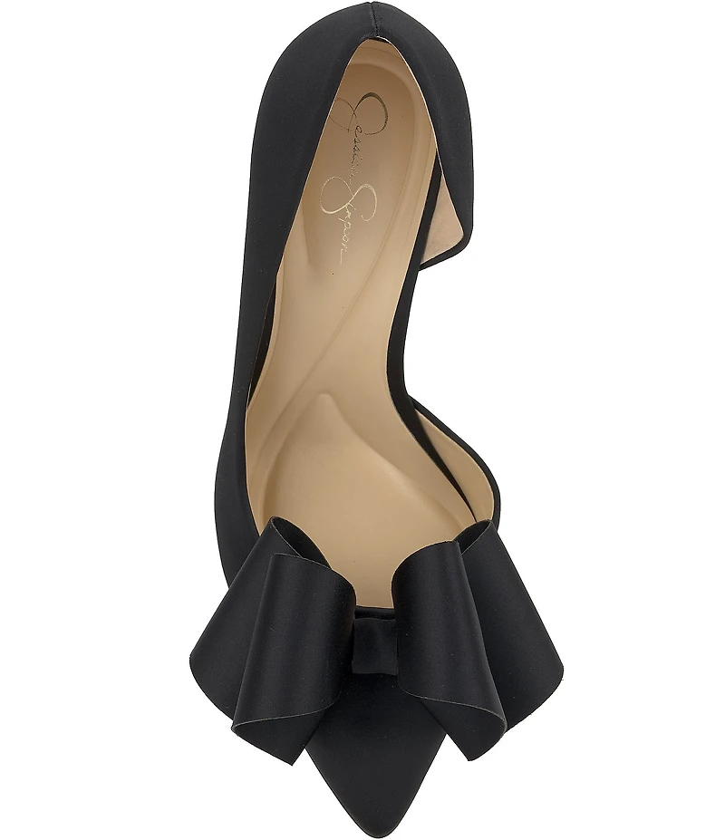 Jessica Simpson Penari Satin Bow d'Orsay Pumps