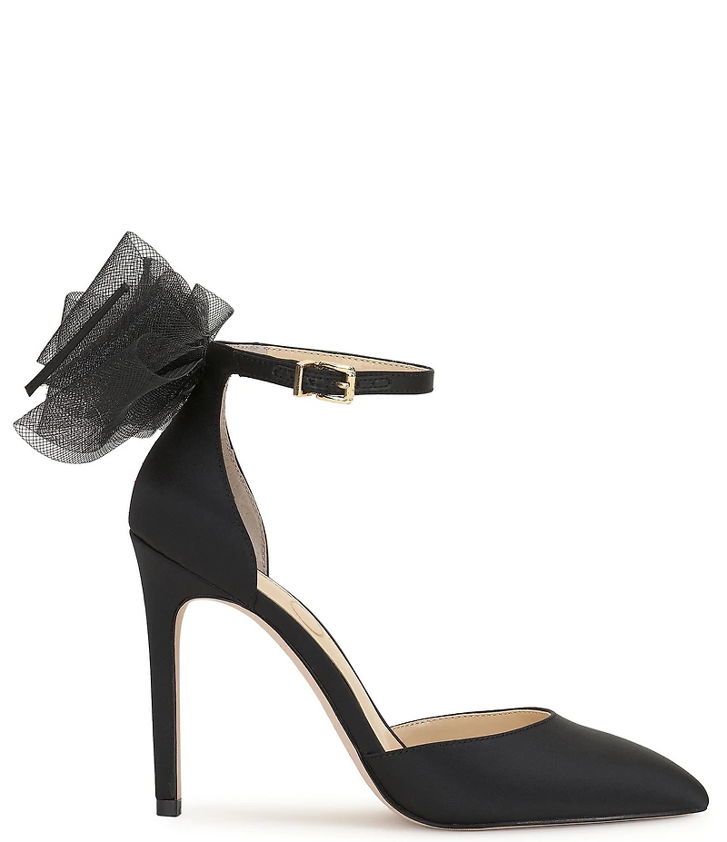Jessica Simpson Phindies Oversized Tulle Bow Back Dress Pumps