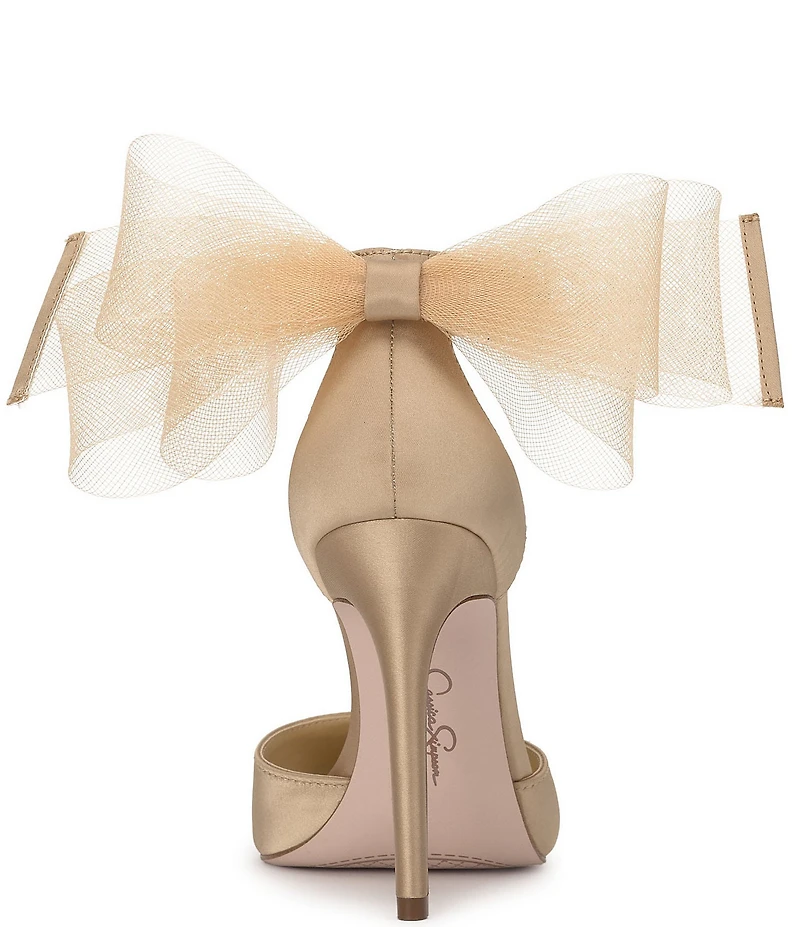 Jessica Simpson Phindies Oversized Tulle Bow Back Dress Pumps