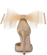 Jessica Simpson Phindies Oversized Tulle Bow Back Dress Pumps