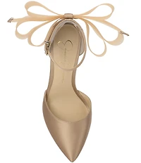 Jessica Simpson Phindies Oversized Tulle Bow Back Dress Pumps