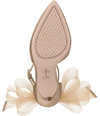 Jessica Simpson Phindies Oversized Tulle Bow Back Dress Pumps