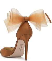 Jessica Simpson Phindies Oversized Tulle Bow Back Dress Pumps