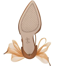 Jessica Simpson Phindies Oversized Tulle Bow Back Dress Pumps