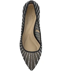 Jessica Simpson Piviano Rhinestone Mesh Pumps