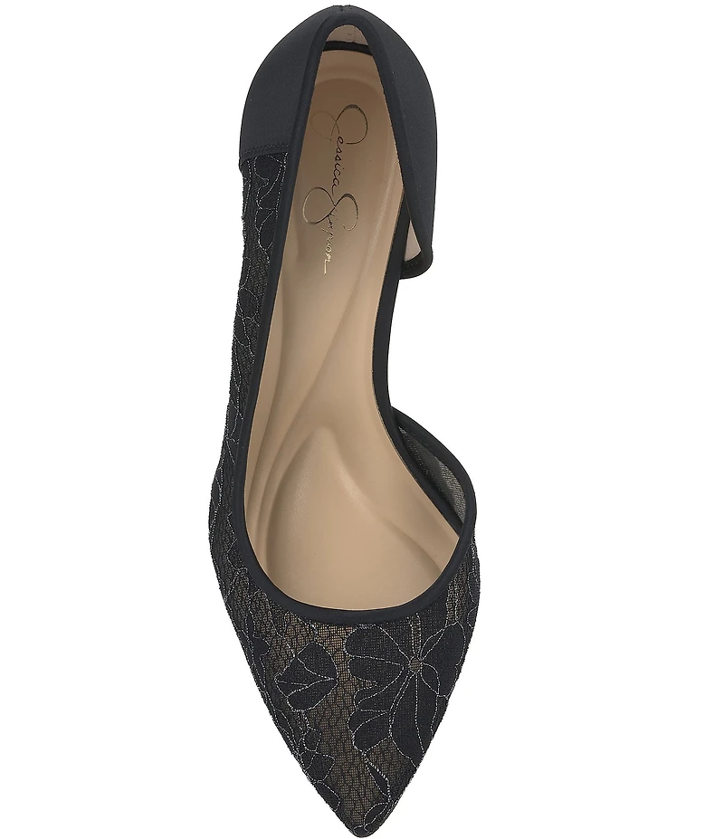 Jessica Simpson Prizma 8 Floral Lace d'Orsay Pumps