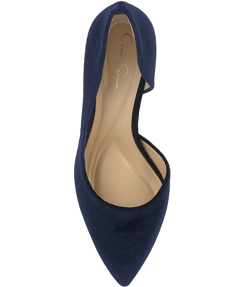 Jessica Simpson Prizma 8 Velvet d'Orsay Pumps