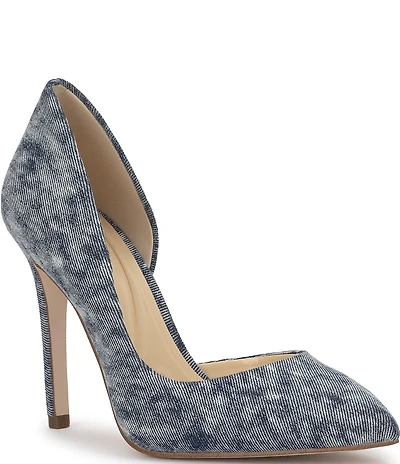 Jessica Simpson Prizma Denim d'Orsay Pumps