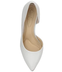 Jessica Simpson Prizma Leather d'Orsay Pumps