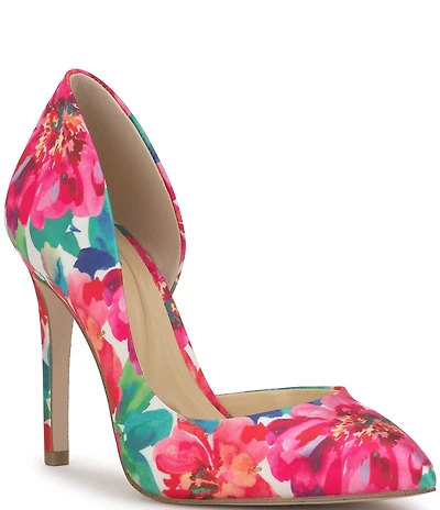Jessica Simpson Prizma Floral d'Orsay Pumps