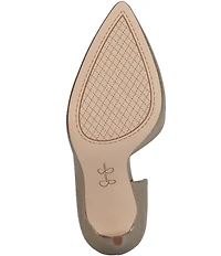 Jessica Simpson Prizma Metallic Faux Leather d'Orsay Pumps