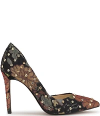 Jessica Simpson Prizma Print Embellished d'Orsay Pumps