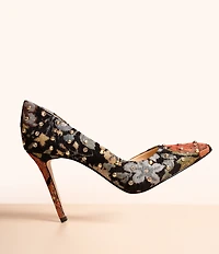 Jessica Simpson Prizma Floral Studded d'Orsay Pumps