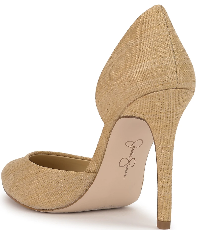 Jessica Simpson Prizma Raffia d'Orsay Pumps
