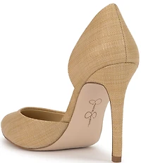 Jessica Simpson Prizma Raffia d'Orsay Pumps