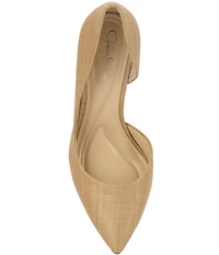 Jessica Simpson Prizma Raffia d'Orsay Pumps