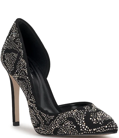 Jessica Simpson Prizma Rhinestone d'Orsay Pumps