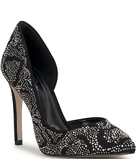 Jessica Simpson Prizma Rhinestone d'Orsay Pumps