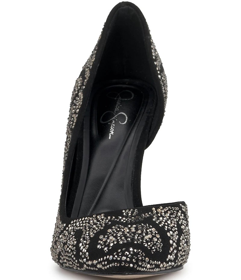 Jessica Simpson Prizma Rhinestone d'Orsay Pumps