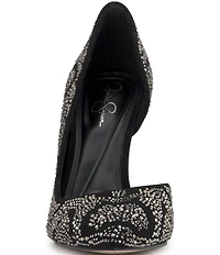Jessica Simpson Prizma Rhinestone d'Orsay Pumps