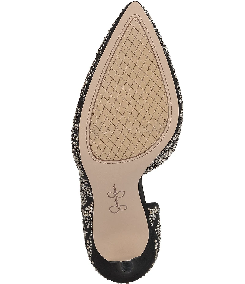 Jessica Simpson Prizma Rhinestone d'Orsay Pumps